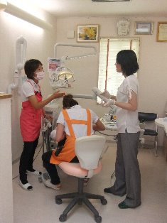 歯面清掃の講習3