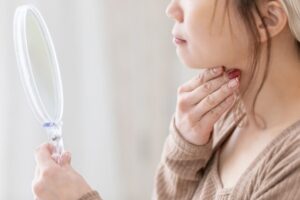 二重あごの原因は噛み合わせだった